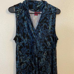 Dress Tank Top Blouse with Tie